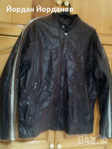 Кожено яке, снимка 10 - Якета - 43117116