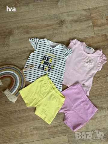 Летни дрешки дрехи 74 80 см , снимка 9 - Бебешки рокли - 50285449