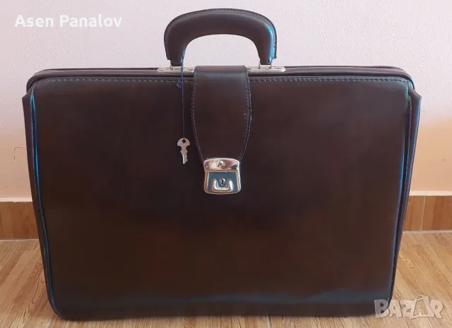 Ретро лекарска кожена чанта 50/37см