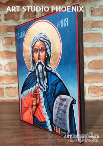 Икона на Свети Пророк Илия icona Sveti Prorok Ilia, различни изображения, снимка 3 - Икони - 13731818