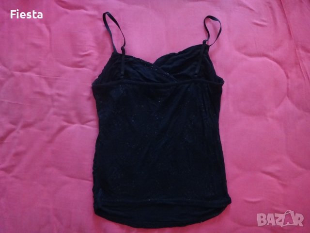 Kenvelo Черен потник на лъскави точки брокатени Кенвело, снимка 5 - Потници - 37294196