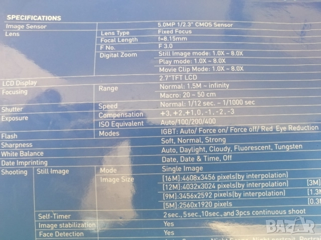 Водоустойчив фотоапарат, снимка 10 - Фотоапарати - 51474554