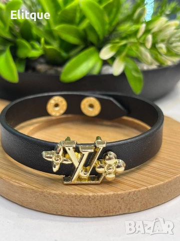 гривна от естествена кожа louis vuitton fendi prada , снимка 16 - Гривни - 52907656