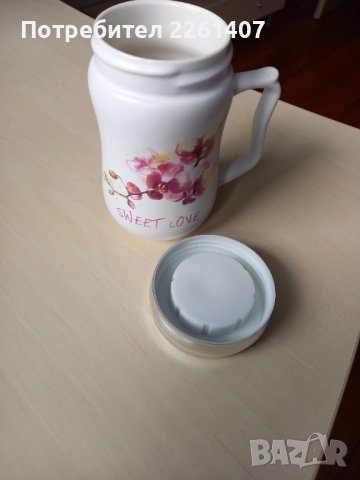 Чаша Sweet Love с огледална капачка на винт, 450 мл., снимка 2 - Чаши - 43155508