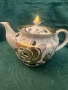 Чайник, захарница, латиера от сервиз за чай Златна роза, Вернилки, снимка 2