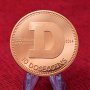 10 Dogecoins / 10 Догекойна Монета ( DOGE ) - Copper, снимка 1 - Нумизматика и бонистика - 38187374