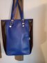 дамски синя бизнес-чанта, снимка 1 - Чанти - 24862659