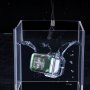 Елегантна прозрачна ветроустойчива запалка с LED светлинки, снимка 1 - Лед осветление - 43542964