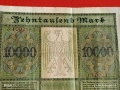 Райх банкнота 10 000 марки 1922г. Германия уникат за КОЛЕКЦИОНЕРИ 53246, снимка 10