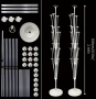 Стойка за балони – 19 балона, 160см за парти, фотосесии, рожден ден, снимка 4