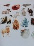 Скрапбук стикери за декорация планер животни зима - 23 бр /комплект , снимка 2
