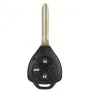 Кутийка за ключ с 3 бутона за Toyota Corolla,Avensis, Yaris, RAV4 и др, ​с острие TOY 43, снимка 2
