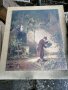 КАРТИНИ - Човек с лейка в английска градина - 38/46 - 30 лв. , снимка 1 - Картини - 27103593