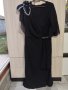 Черна дълга официална рокля размер L, снимка 1 - Рокли - 43820472