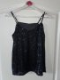 Черен нов еластичен парти коктелен коктейлен официален топ пайети . Размер S, снимка 10