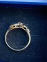 златен пръстен със сапфири, снимка 4