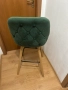 Бар табуретки/тъмнозелени/кадифе, снимка 4