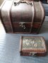 Стилни кутии за бижута от Дърворезба и ковано желязо , снимка 1 - Декорация за дома - 43364055