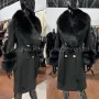 Дамски палта от естествена кожа, естествен косъм, алкантара, алпака, снимка 13