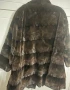 Дизайнерско палто епилирана норка размер L/XL , снимка 3