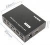BeMatik HDMI сплитер приемник 8 порта чрез ethernet Cat.5e кабел  с IR (HB005) НОВО, снимка 3
