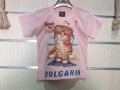 Нова розова детска тениска с трансферен печат Котенце на плаж , снимка 3