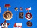 Стари руски значки с Ленин и Ленинград СССР USSR, снимка 3