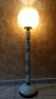 Лампион за хол мрамор,месинг и декоративно стъкло , снимка 1 - Лампиони - 16198372