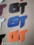 Различен цвят карбон стикер лепенка с надпис GT за кола автомобил джип ван бус, снимка 11
