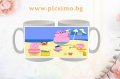Детска керамична чаша с любим анимационен герой "Пепа Пиг", Пес Патрул, Пламъчко и Машините, Масленк, снимка 8