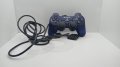 контрольор Dualshock 2 PlayStation 2 PS2 - SONY® - почистен и ремонтиран - прозрачно синьо, снимка 1