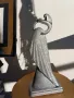 Футуристична, метална  статуетка "Жената лебед" , снимка 6