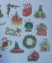 Скрапбук стикери за декорация планер Коледа 1 - 20 бр /комплект , снимка 3