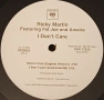 Ricky Martin Feat. Fat Joe Feat. Amerie ‎– I Don't Care MAXI SINGLE 12 Изсание на COLUMBIA 🇺🇸 USA , снимка 3