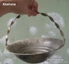  кашпа за саксия, кошница съд панер кофа ракита, поднос круша, снимка 12