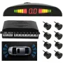 Парктроник с LED дисплей 8 датчика - Черен., снимка 1