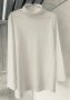 Голямо тънко поло пима памук цвят ванилия(екрю), снимка 2