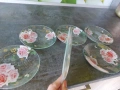 7 евро, за 6 броя нови чинии десертни, стъкло, с етикет , снимка 3