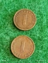 Две монети 1 райхсфенинг 1939г. Трети Райх Германия с свастика 53325, снимка 1