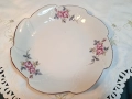 българско порцеланово плато с рози 28/3, снимка 1