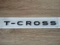 черен надпис Volkswagen T-Cross, снимка 1