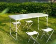 Комплект Сгъваема Маса и Столове Malatec , снимка 1
