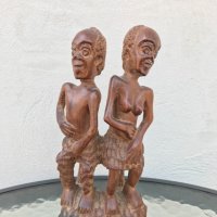 Дърворезбована фигура- африканско изкуство №0458, снимка 1 - Антикварни и старинни предмети - 33670973