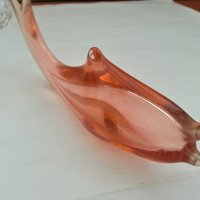 стъклена  риба цветно стъкло , снимка 1 - Антикварни и старинни предмети - 27472941