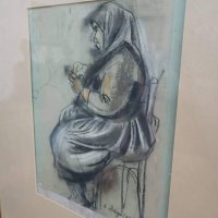 Картина на Анета Дръгушану ,рамкирана,пастел, снимка 7 - Други ценни предмети - 37118357