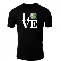 Мъжка тениска ALFA ROMEO LOVE, снимка 2 - Тениски - 32568173