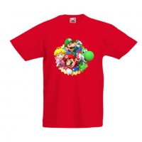 Детска тениска Супер Марио Super Mario 14, снимка 2 - Детски тениски и потници - 33082390