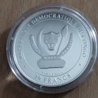 Сребърна монета 1 Oz PARASAUROLOPHUS, снимка 2 - Нумизматика и бонистика - 42936263