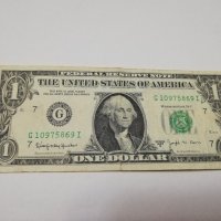 банкноти от 1 долар от 1963в г., снимка 2 - Нумизматика и бонистика - 43302664