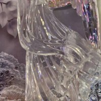 Декоративна стъклена фигура Ангел , снимка 2 - Декорация за дома - 42951337